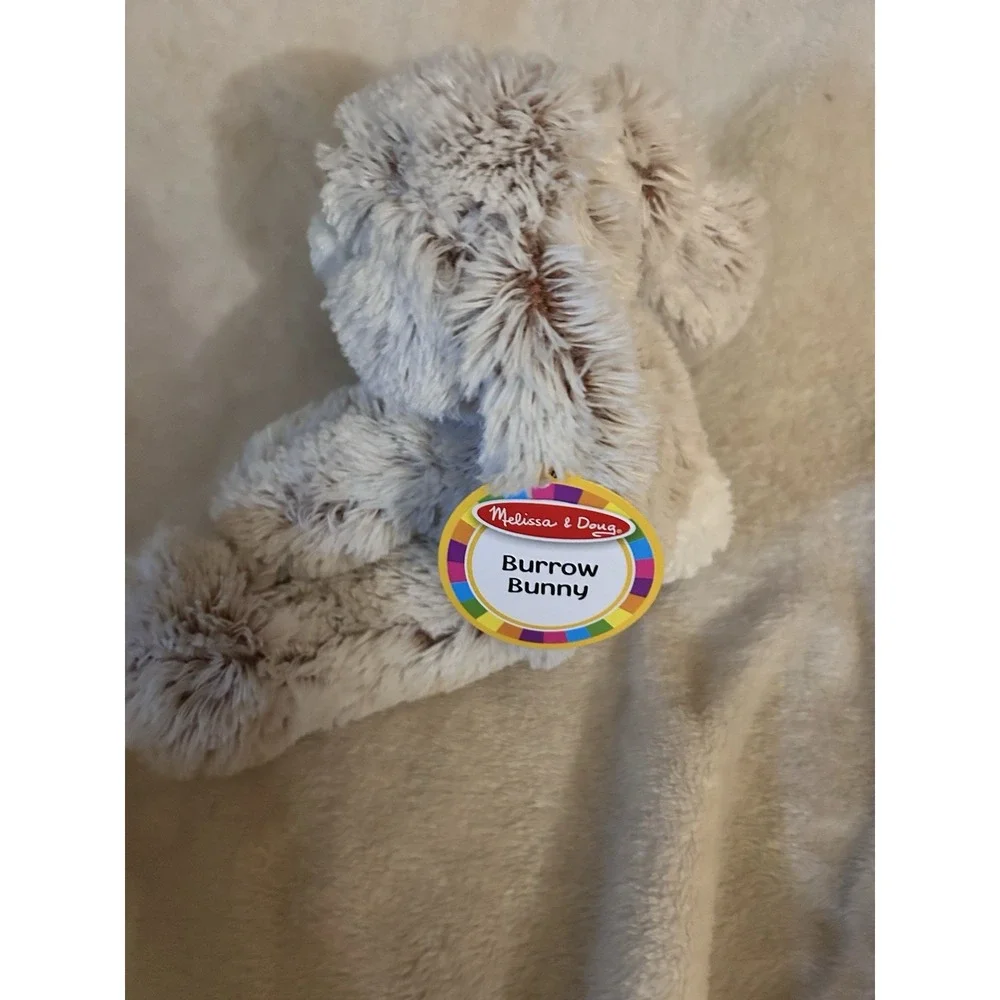 Melissa & Doug 7674‎ Burrow Bunny Rabbit Stuffed Animal New